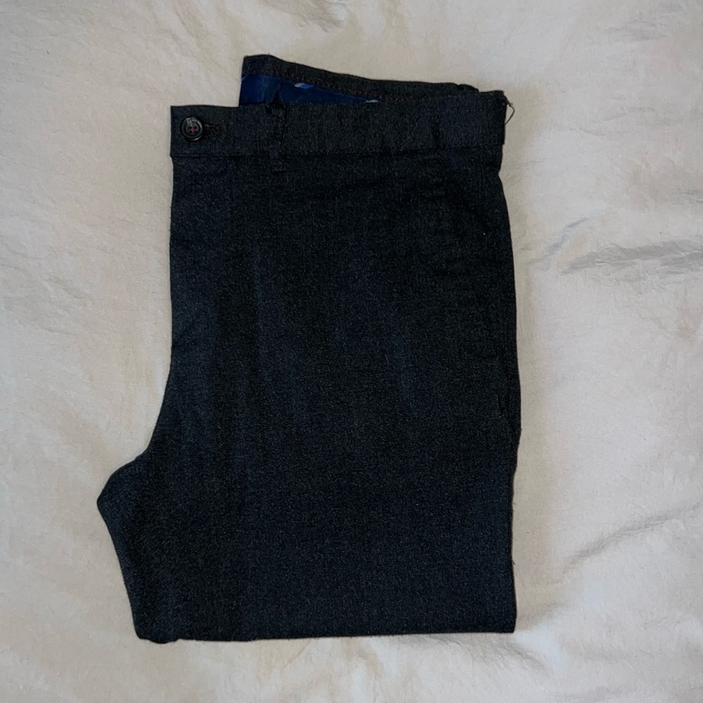 Zara Mens Black Cloth Dress Pants